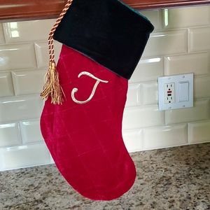 Velvet Christmas Stocking(C)